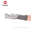 HESPAX Gants de poignet étendus en nitrile lisse de haute qualité